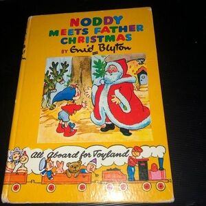 Noddy Meets Father Christmas Book - Yellow Cover